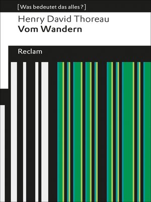 cover image of Vom Wandern